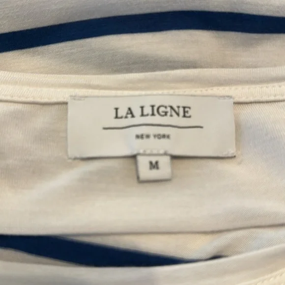 La Ligne x 2 Bundle Striped Long Sleeve T Shirts S / M - Picture 7 of 14